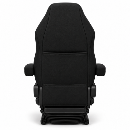 [Truck fitment=Kenworth T680 / T880 / W990] | Dragon Series Kenworth T680 / T880 / W990 seat cover: Rear view of the seat cover.