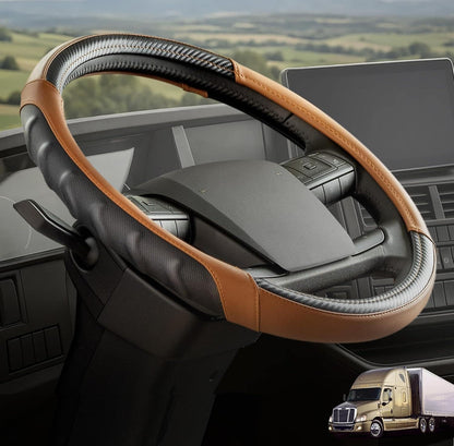 Brown | Vyonix 18 inch brown semi-truck steering wheel cover color view