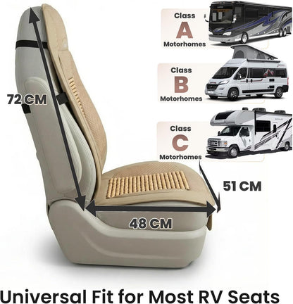 Vyonix RV captain seat cover fit dimensions for motorhomes and campers